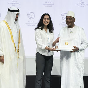 ASD wins the Zayed Sustainability Prize (Global High Schools, MENA region)