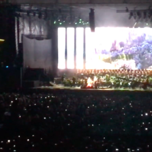 Juan Arenas Performs with Andrea Bocelli